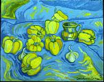 Still Life with Yellow Peppers